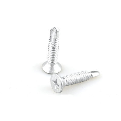 Acciaio inossidabile 410 316 Bi-metallo Flat Head Phillips Self Drilling Screw ST4.8x25