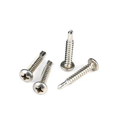 Installazione SUS304 Stano inossidabile Metallo Phillips Croce intagliata Pan Head Vetture auto-perforazione