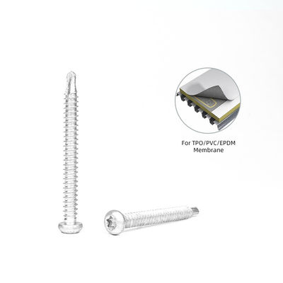 6.3x65 TPO PVC Ply Membrana Acciaio inossidabile 304 Bi-Metal Torx Testa bottone vite impermeabile