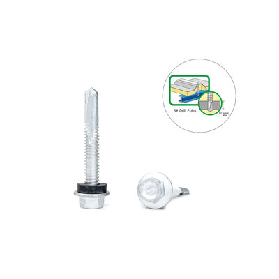 Vattone per auto-perforazione a piastrelle di metallo colorato 5.5x38 con rivestimento in acciaio inossidabile e in lega di zinco