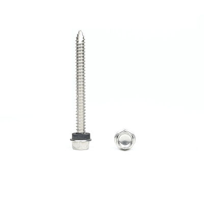 Acciaio inossidabile ST6.3*55mm Flange Hex Self Tapping Screw Parafuso Auto Atarraxante