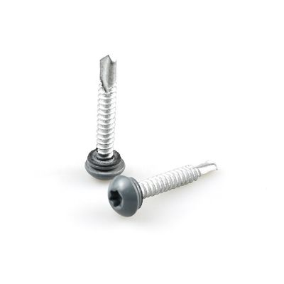 Vattone auto-perforazione 12 Vattone bimetallico con lavastoviglie Epdm Bi Metal Color Coated Torx Pan Head