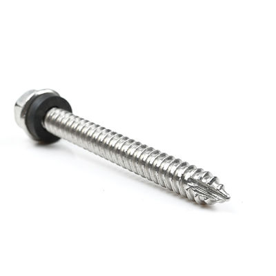 Acciaio inossidabile ST6.3*55mm Flange Hex Self Tapping Screw Parafuso Auto Atarraxante