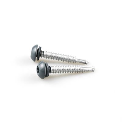 Vattone auto-perforazione 12 Vattone bimetallico con lavastoviglie Epdm Bi Metal Color Coated Torx Pan Head
