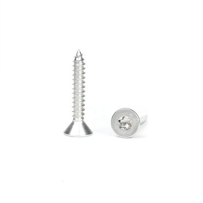 Acciaio inossidabile metrico ST4.8*30mm Testa torsale piatta per la trivellazione automatica