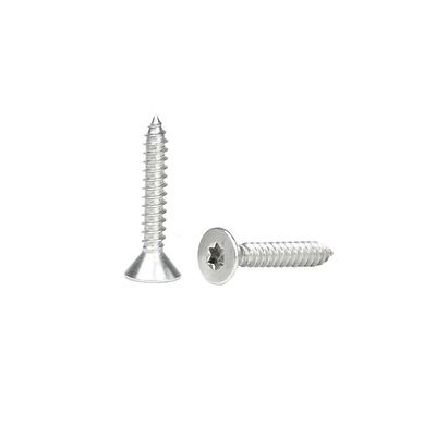 Acciaio inossidabile metrico ST4.8*30mm Testa torsale piatta per la trivellazione automatica