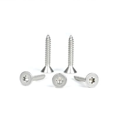 Acciaio inossidabile metrico ST4.8*30mm Testa torsale piatta per la trivellazione automatica