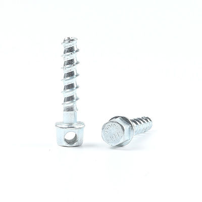 Ancoraggio in calcestruzzo M10/10*60mm HEX Head Style Self Tapping Anchor Screws placcate in zinco