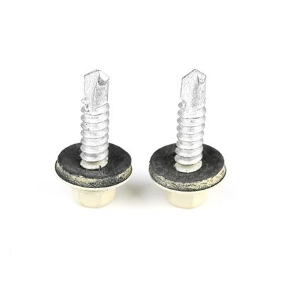 Vetture auto-perforazioni con flangia esessuale nera A2 con colore Epdm 5.5 x 25 Tek