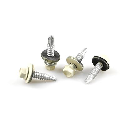 Vetture auto-perforazioni con flangia esessuale nera A2 con colore Epdm 5.5 x 25 Tek