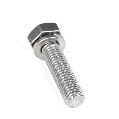 Contattare il servizio clienti per le viti per macchine stabili A2 M8x32 mm SEMS esagonale personalizzate