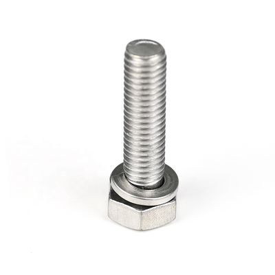 Contattare il servizio clienti per le viti per macchine stabili A2 M8x32 mm SEMS esagonale personalizzate