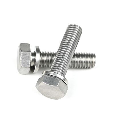 Contattare il servizio clienti per le viti per macchine stabili A2 M8x32 mm SEMS esagonale personalizzate