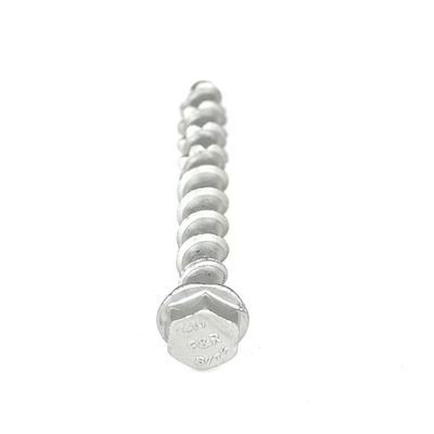 M8x75mm accuratamente realizzato Flanchetta testa esagonale viti di calcestruzzo in acciaio inossidabile 410