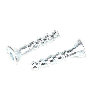 Massoneria zinco rivestimento 50mm M8 Acciaio Sottofondo Esessiale Controffatto Flat Head bulloni per durevole