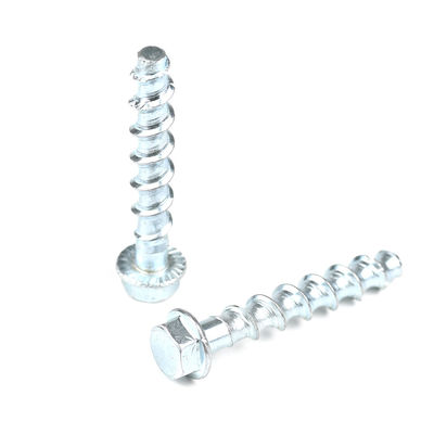 M8x60mm Vetture in cemento a testa HEX con finitura semplice e materiale in acciaio al carbonio