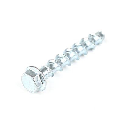 M8x60mm Vetture in cemento a testa HEX con finitura semplice e materiale in acciaio al carbonio