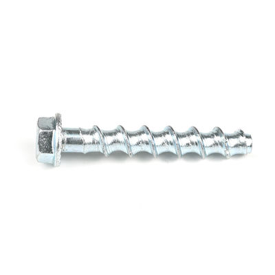 M8x60mm Vetture in cemento a testa HEX con finitura semplice e materiale in acciaio al carbonio