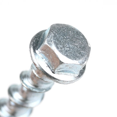 M8x60mm Vetture in cemento a testa HEX con finitura semplice e materiale in acciaio al carbonio