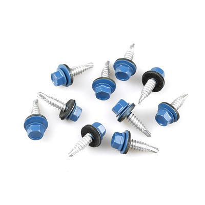 Vattone di perforazione bi-metallico A2 SS garantito su misura con flangia esessuale e funzione di autoperforazione