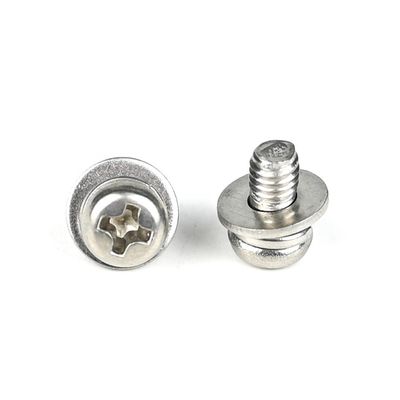M4 X 8mm Pan Head Phillips Machine Screws per letti piatti 100% QC testato e standard ISO
