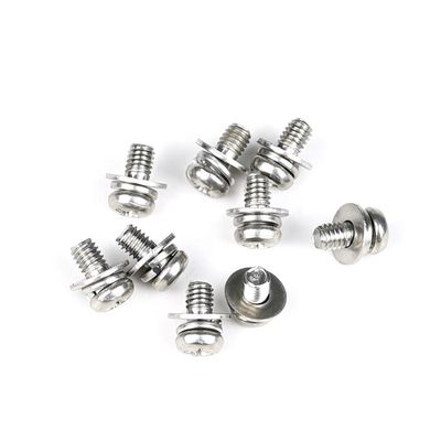 M4 X 8mm Pan Head Phillips Machine Screws per letti piatti 100% QC testato e standard ISO