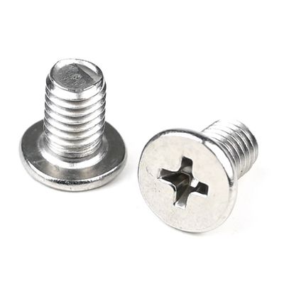 100% QC testato in acciaio inossidabile Flat Phillips M5 X 8mm viti per macchine per scaffali di merci
