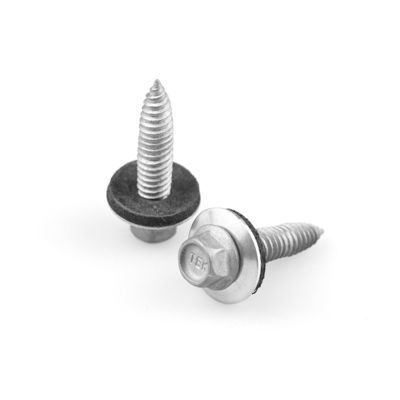 100% QC testato Bi Metal Self Tapping Sheet Metal Screw 6x25 con Epdm Washer Hex Head