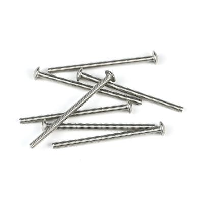 ISO Standard ZINC Finish M4 Button Phillips Head Machine Screw 65mm in acciaio inossidabile SS304
