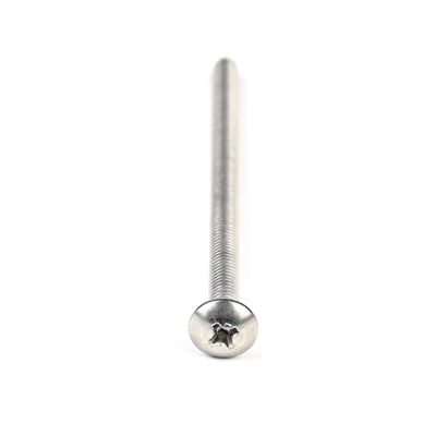 ISO Standard ZINC Finish M4 Button Phillips Head Machine Screw 65mm in acciaio inossidabile SS304