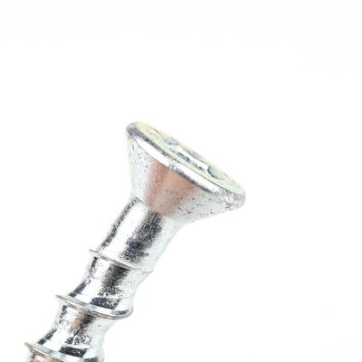 Acciaio al carbonio, bianco, zinco rivestito con presa esessuale, testa piatta, auto-perforazione, muratura, viti per calcestruzzo M8 50 mm