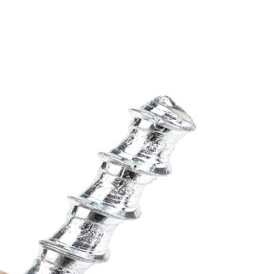 Acciaio al carbonio, bianco, zinco rivestito con presa esessuale, testa piatta, auto-perforazione, muratura, viti per calcestruzzo M8 50 mm