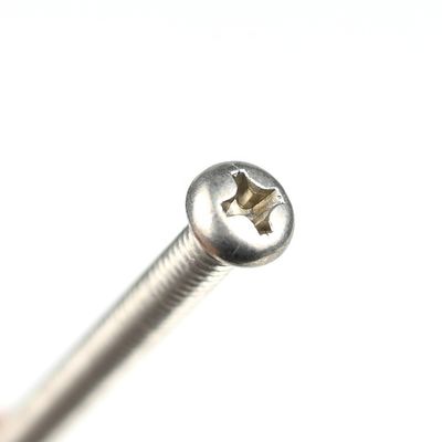 Acciaio inossidabile M4 x 10mm Pan Head Phillips per scaldabagno solare Finitura piana