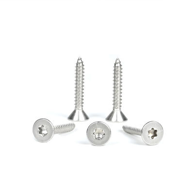 Finitura piana Torx Flat Countersunk Screw auto-taping 316 in acciaio inossidabile per legno