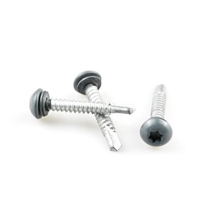 Testa di traliccio viti auto-perforazione con lavastoviglie Epdm nero e in acciaio inossidabile Torx Drive