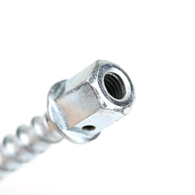Trasporti ferroviari M10 80 mm Flancia di filo di rivestimento Rod Hex Tornillos De Anclaje Ancoraggio a vite di cemento per sistema di ventilazione di riscaldamento