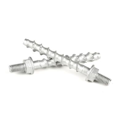 Zinc Antirust Rivestimento Ancoraggi a doppia testa Massoneria vite SS410 acciaio inossidabile vetro vetro Ancoraggio