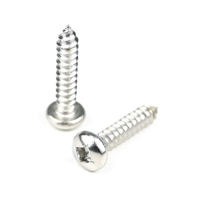 100% QC testato 304 Stainless Steel Pan Head Self Tapping Screw 8 X20 con azionamento quadrato