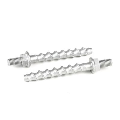 Zinc Antirust Rivestimento Ancoraggi a doppia testa Massoneria vite SS410 acciaio inossidabile vetro vetro Ancoraggio