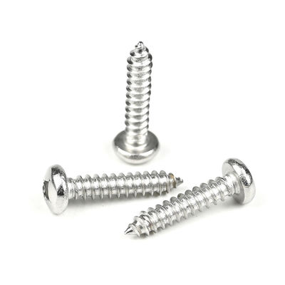 100% QC testato 304 Stainless Steel Pan Head Self Tapping Screw 8 X20 con azionamento quadrato