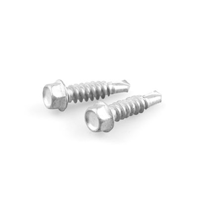 SCM435 Unitek Sus304 Sus410 Hex Washer Self Drilling Screw St6.3x25 per Fiber Cement Board