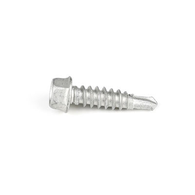 SCM435 Unitek Sus304 Sus410 Hex Washer Self Drilling Screw St6.3x25 per Fiber Cement Board
