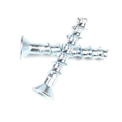 Blocco di calcestruzzo M6x50 Allen Csk Hex Bolt Bianco Zinc Testa piatta auto-attingere bulloni di ancoraggio