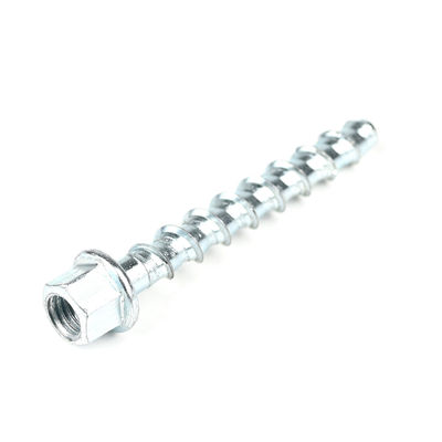 Ancoraggi a vite per la muratura in acciaio al carbonio con rivestimento in zinco di flangia HEX per sistemi di soffitti
