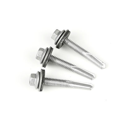 GB Hex Flange Head Tek Roof Screw Ruspert Bimetallico Bi-Metallico Self Drilling Screw St5.5