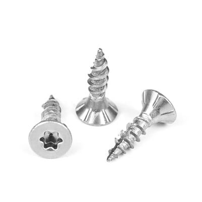 Parafusos Inox Double Cuntersunk Head Torx Chipboard Screw per ponte in acciaio inossidabile