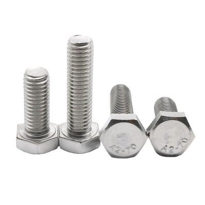 M4 M5 M6 M8 M10 A2 Hex Drive Bolts Din933 in acciaio inossidabile per il montaggio nel sistema solare