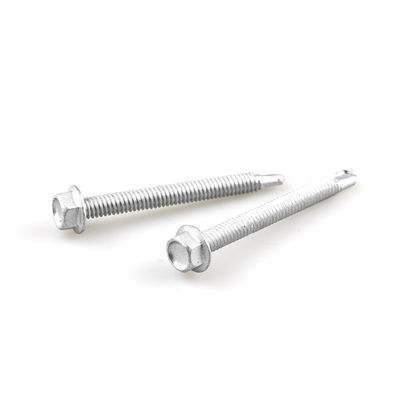 Unitek Bimetallic Hex Flange Head Screws ST6.3-20x65 Ruspert auto-perforazione testa piatta