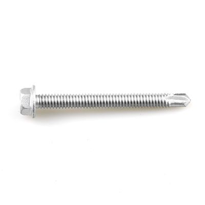 Unitek Bimetallic Hex Flange Head Screws ST6.3-20x65 Ruspert auto-perforazione testa piatta