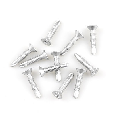 Acciaio inossidabile 410 316 Bi-metallo Flat Head Phillips Self Drilling Screw ST4.8x25